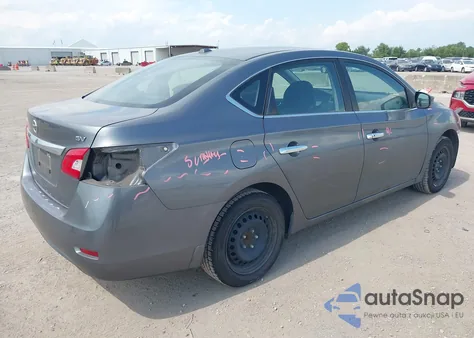 2015 Nissan Sentra Sv из США, поврежденный, VIN 3N1AB7AP3FL684902